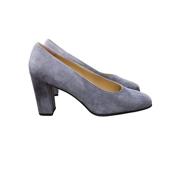 Bally Nebria Sheen Suede Court Shoes Pumps 7.5 - Picture 4 of 10